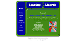 Desktop Screenshot of leapinglizards.com.au